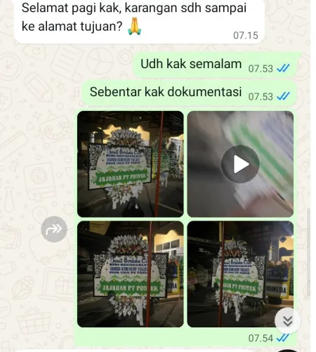 Pengiriman Papan Bunga Selamat Pulo Gebang