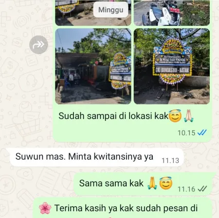 Pengiriman Papan Bunga Duka Pulo Gebang