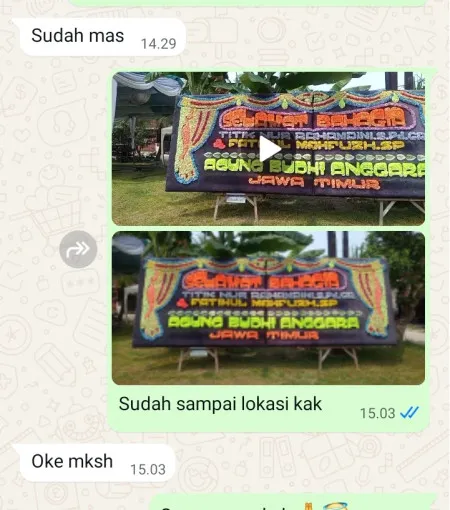 Pengiriman Papan Bunga Pulo Gebang