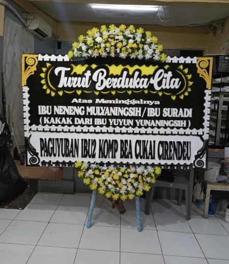 Papan Bunga Duka Pulo Gebang